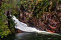 Hurricane Falls located in the Tallulah Gorge near Clayton Georgia.