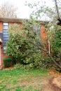 Hurricane flood and wind damage Royalty Free Stock Photo