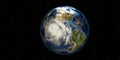 Hurricane Genevieve 2020 from Space. Elements of this image are furnished by NASA