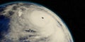 Hurricane Genevieve 2020 from Space. Elements of this image are furnished by NASA