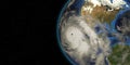 Hurricane Genevieve 2020 from Space. Elements of this image are furnished by NASA