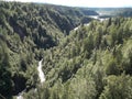 Hurricane Gulch from Railroad Bridge Royalty Free Stock Photo