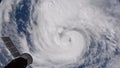 Hurricane Harvey hours before making landfall