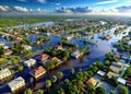 Hurricane Ians Devastation A 3D Visualization of Floridas Climate Vulnerability and Impact of Extreme Weather Events Royalty Free Stock Photo