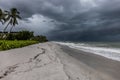 Hurricane Idalia from Naples Beach Royalty Free Stock Photo