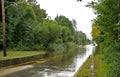 Hurricane Irene aftermath in the Philadelphia area Royalty Free Stock Photo