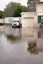 Hurricane Irene aftermath in the Philadelphia area Royalty Free Stock Photo