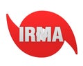 Hurricane Irma Symbol Isolated