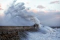 Hurricane Ophelia hits Porthcawl