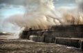 Hurricane Ophelia hits Porthcawl pier