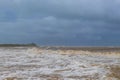 Hurricane Playa del Carmen beach Mexico extremely high tsunami waves