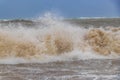 Hurricane Playa del Carmen beach Mexico extremely high tsunami waves