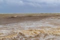 Hurricane Playa del Carmen beach Mexico extremely high tsunami waves