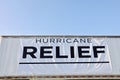 Hurricane Relief for Irma and Harvey Victims Royalty Free Stock Photo