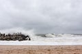 Hurricane Sandy Approaches New Jersey Shore Royalty Free Stock Photo