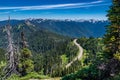 Hurricane Trail on Hurricane Ridge in Olympic National Park Royalty Free Stock Photo