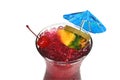 Hurricane Tropical Drink, Isolated