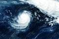 Hurricane, typhoon from space. Elements of this image furnished by NASA