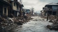 Hurricane winds destroyed homes, flooding and the aftermath of the disaster