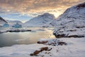 Hurry Inlet at dusk - King Christian X Land - Greenland