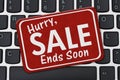 Hurry Sale Ends Soon Sign Royalty Free Stock Photo