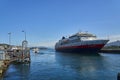 Hurtig Route ship in the port of Alesund, Norway Royalty Free Stock Photo