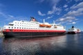 Hurtigruten coastal vessels KONG HARALD and NORDLYS in Trondheim