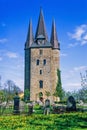 Husa y old church in Sweden at spring Royalty Free Stock Photo