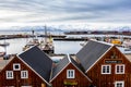 historic town of Husavik, Iceland Royalty Free Stock Photo