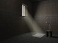 Husband is in prison - conceptual image