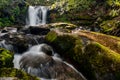 Husky Branch Falls In Spring Royalty Free Stock Photo