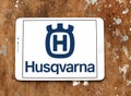 Husqvarna company logo Royalty Free Stock Photo