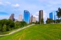 Huston skyline Eleanor Tinsley park Texas US