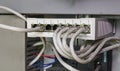 Image shows Schneider multimode fiber switch.