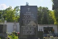 The grave of parents Tomas Garrigue Masaryk. Masaryk was first president of the Czechoslovak Republic. Josef Masaryk and