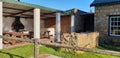 Hut braai stoep old architecture Royalty Free Stock Photo