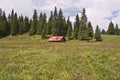 Hut called Hotel Choc on Stredna polana meadow