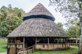 Hut in a camping place in National Park Laguna Lachua, Guatema