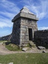 Hut close to the summit of slieve Commedagh Royalty Free Stock Photo