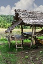 Hut in countryside, agriculture Thailand asia Royalty Free Stock Photo