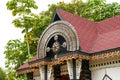 A hut in ethnic Russian style architecture