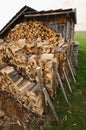 Hut and firewood