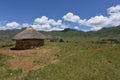 Hut in the Lesotho Landscape Royalty Free Stock Photo