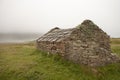 Hut on an Orkney island Royalty Free Stock Photo