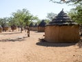 Hut of the tribe of Himba, northern Namibia Royalty Free Stock Photo