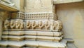 Hutheesing na dera elephant stone statue. Jain derasar ahmedabad.