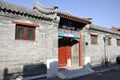 Hutong and allery in Beijing Royalty Free Stock Photo