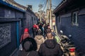 Hutong alley in Beijing, China