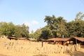 Huts in Anthropological Museum Royalty Free Stock Photo