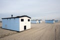 Huts on the beach Royalty Free Stock Photo